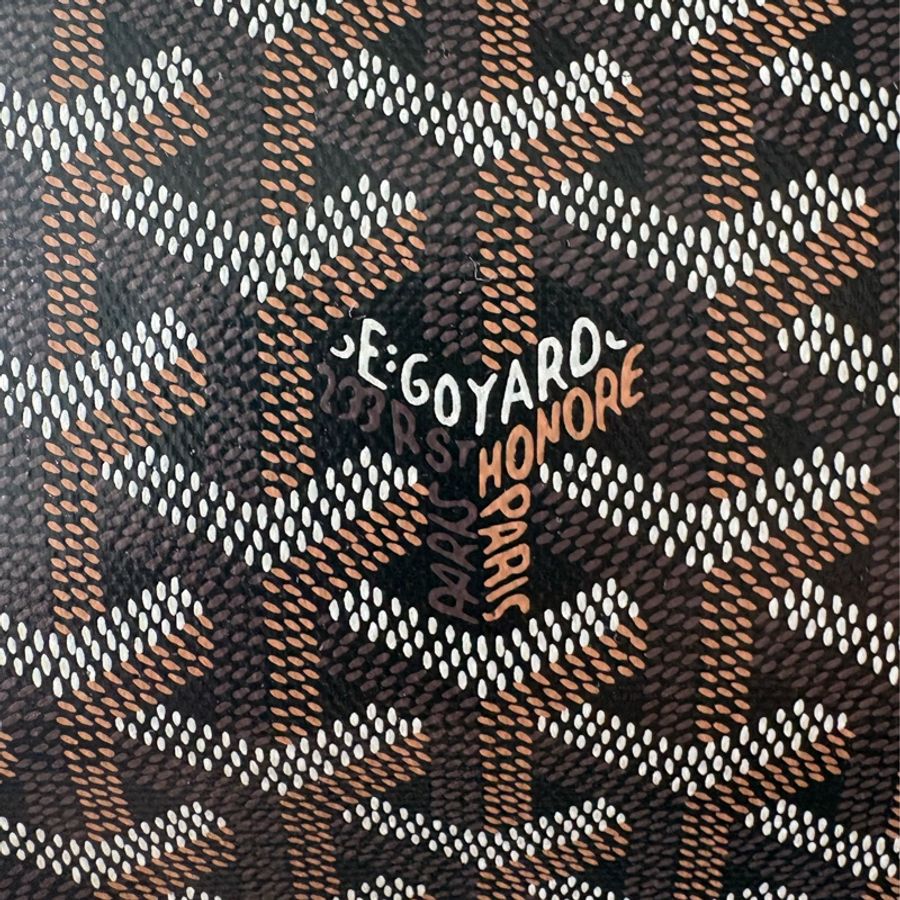戈雅Goyard mini 迷你hobo 黑棕色-1