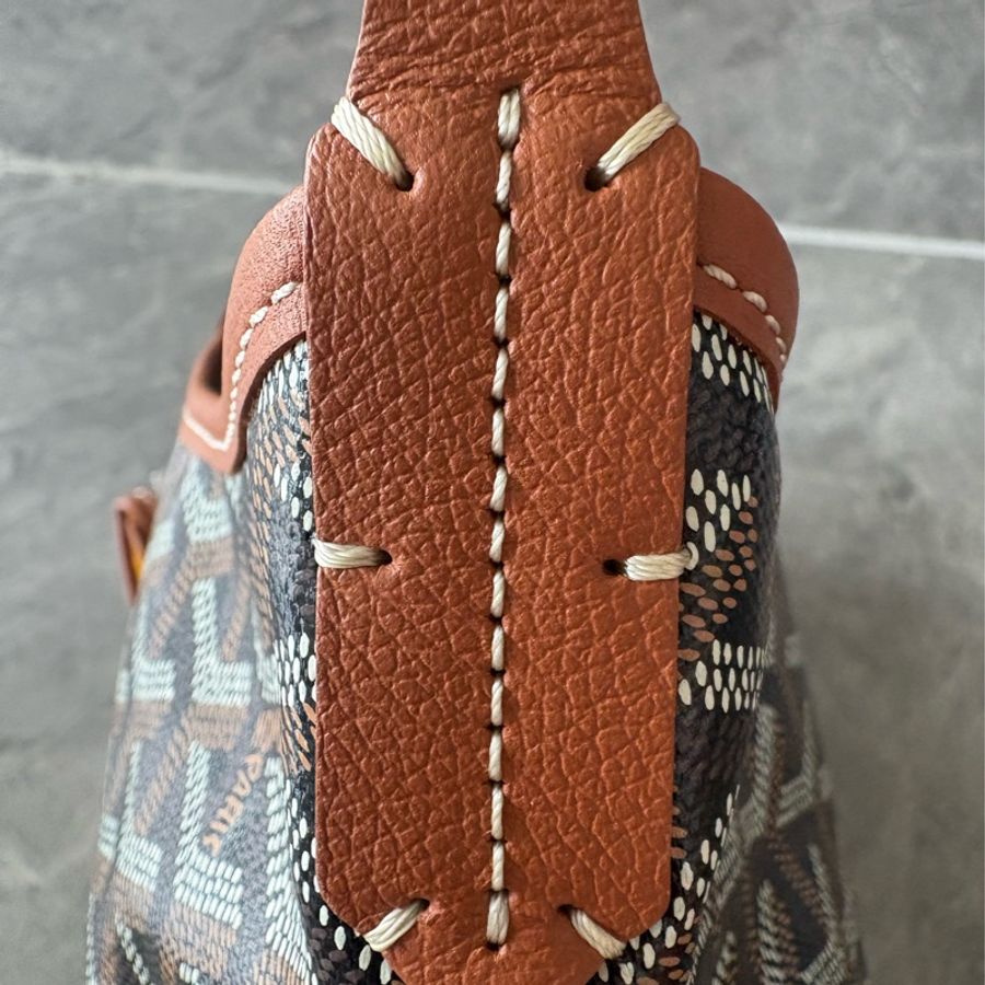 戈雅Goyard mini 迷你hobo 黑棕色-5
