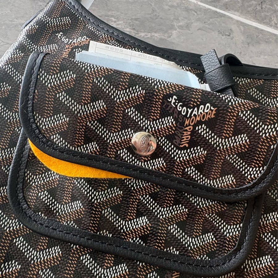 戈雅Goyard mini 迷你hobo 黑色-3