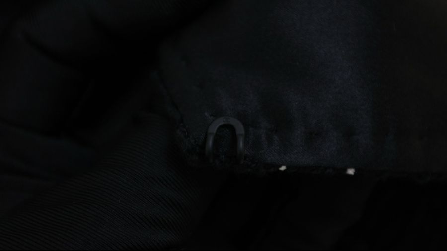Chanel 23A达喀尔高级手工坊系列黑白格纹长款外套-10