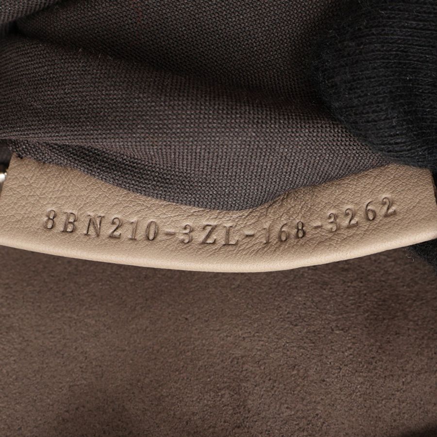 FENDI 芬迪 Peekaboo 兩用包 灰色 牛皮 8BN210-6