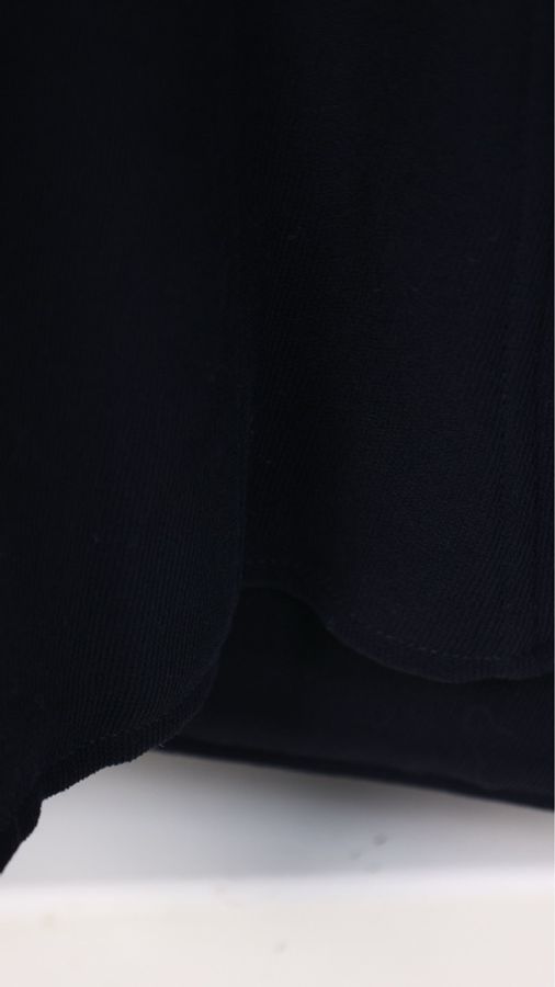Chanel 海军蓝双排黑金扣大衣外套-19