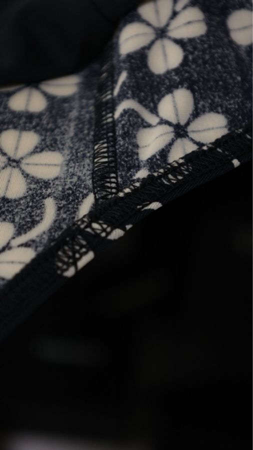Chanel 01年海军蓝四叶草图案吊带连衣裙-13