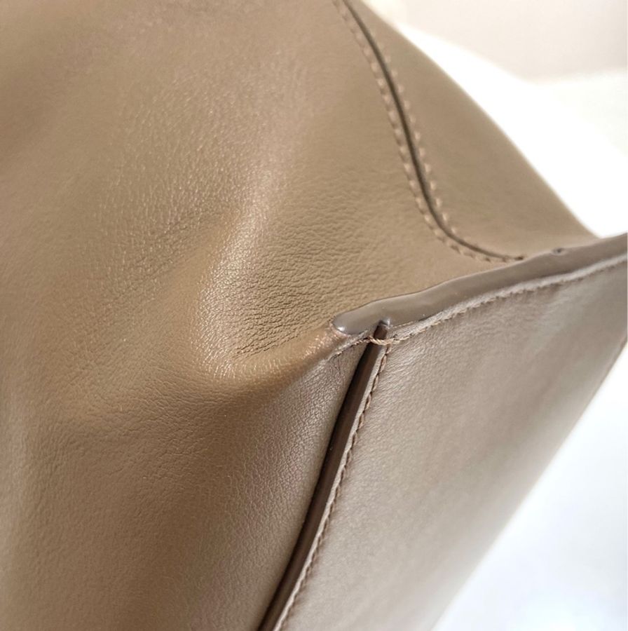Loewe/羅意威 cubi棕色托特斜挎飯盒包-6