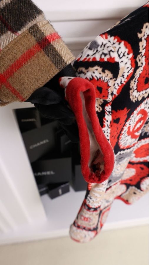 Chanel 09年春夏运动系列毛巾材质红色cc圆领短袖-11