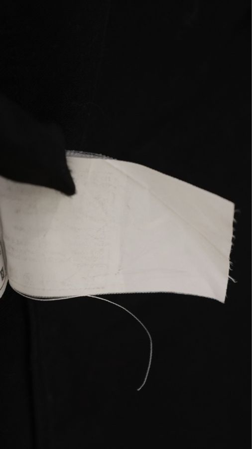 Chanel 07年运动方标系列黑色两口袋大翻领外套-22