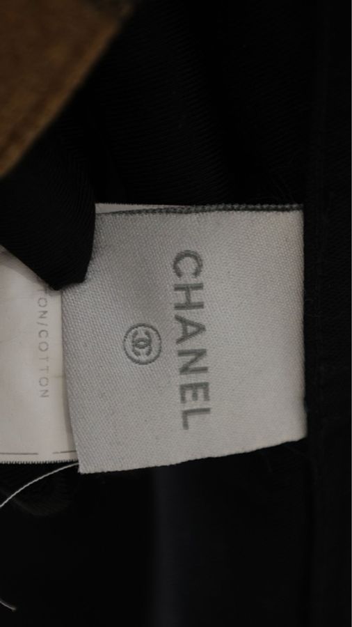 Chanel 07年运动方标系列黑色两口袋大翻领外套-26