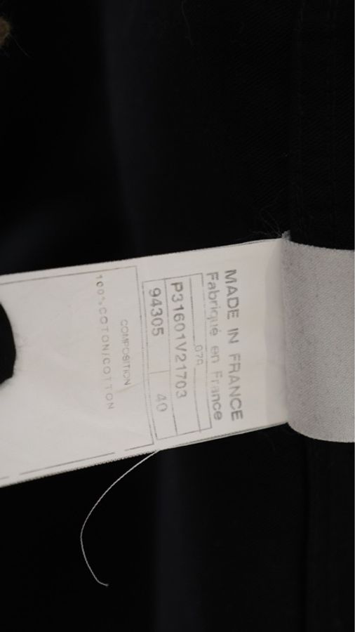 Chanel 07年运动方标系列黑色两口袋大翻领外套-27