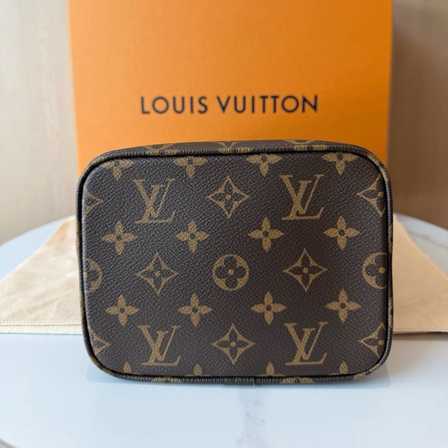 路易威登/Louis Vuitton allinbb 老花水桶包手提包斜挎包 金扣 芯片款-4