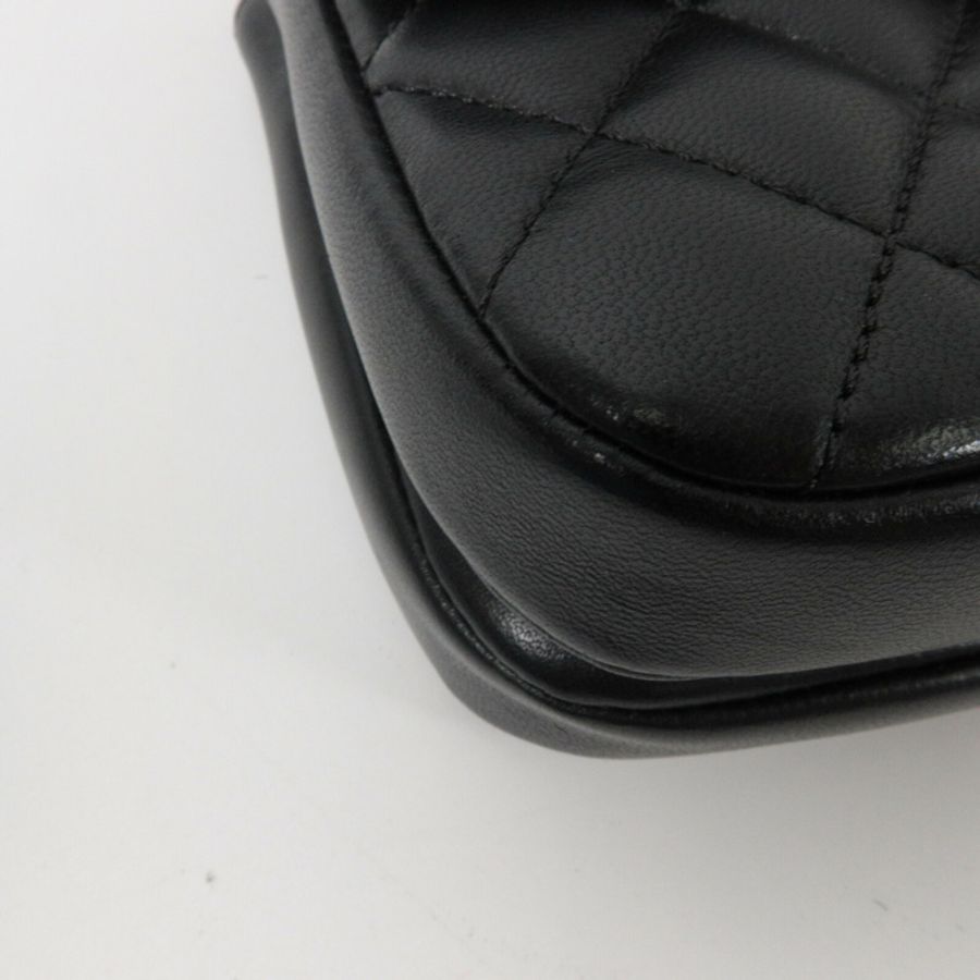 CHANEL 羊皮皮革CC Chic Flap Bag鏈帶肩背袋-9