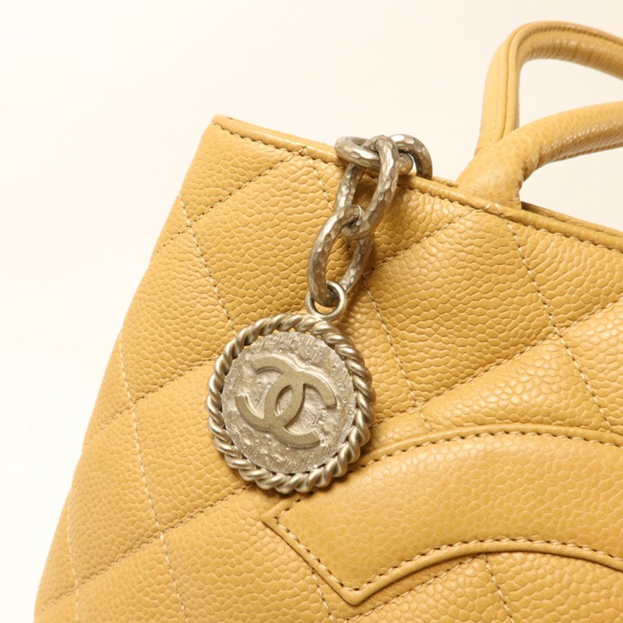 CHANEL 牛皮皮革Medallion Tote手挽袋-10