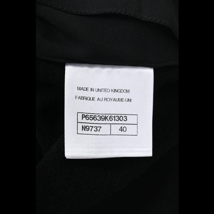 Chanel 20A高级手工坊系列秀款黑色羊绒彩色图案针织套头毛衣上衣外套-2
