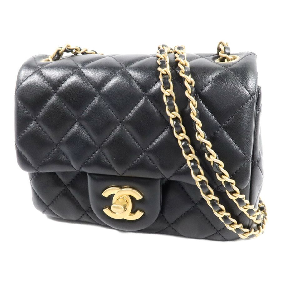 CHANEL Mini Classic 17鏈帶肩背袋-2