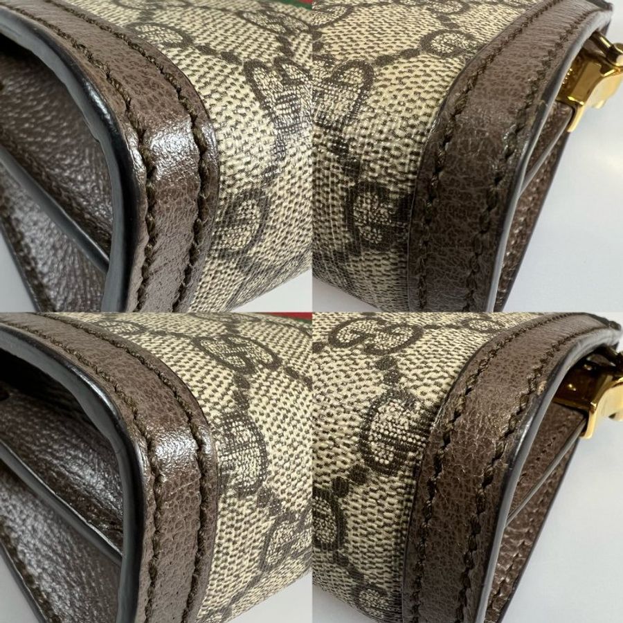 GUCCI 602676  棕Ophidia磁釦肩背包MINI-10
