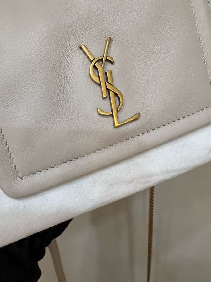 Ysl nolita mini 超氣質奶白色 全新閒置-1