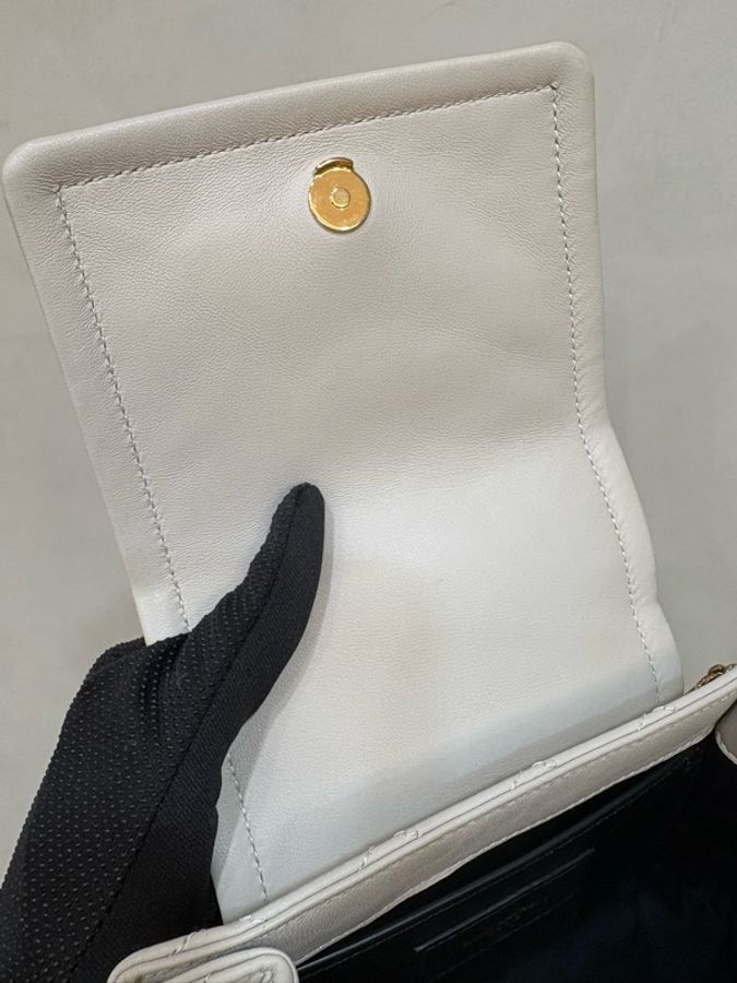 Ysl nolita mini 超氣質奶白色 全新閒置-7