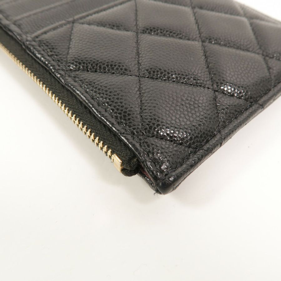 CHANEL 牛皮皮革Classic Phone Pouch with Zipper長錢包-15
