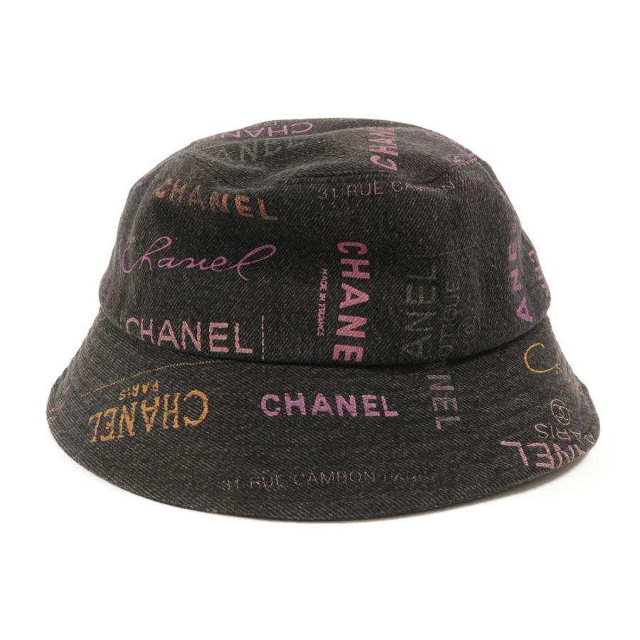 CHANEL 牛仔布Bucket Hat帽子-2