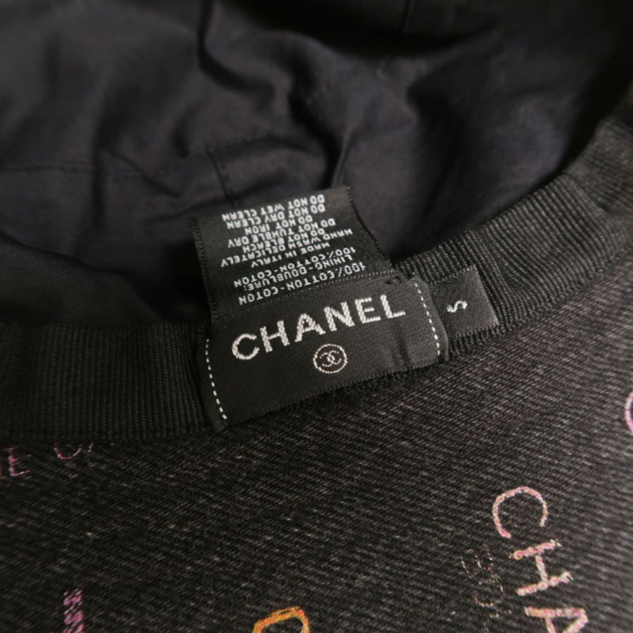 CHANEL 牛仔布Bucket Hat帽子-5