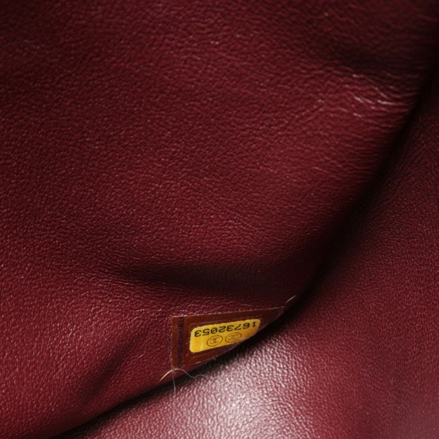 CHANEL 牛皮皮革Large Classic鏈帶肩背袋-7