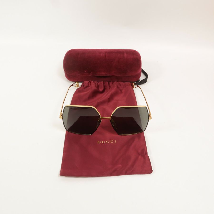 GUCCI PVC/金屬Sunglasses太陽眼鏡-8