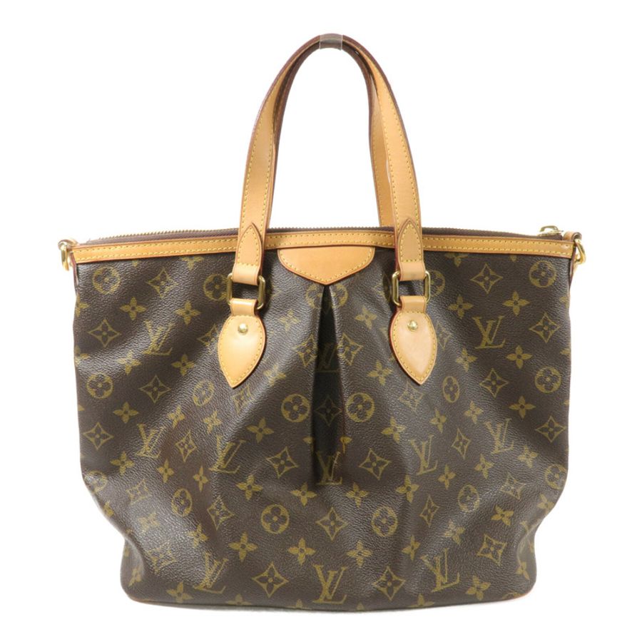LOUIS VUITTON Monogram Palermo PM手挽肩背兩用袋-1