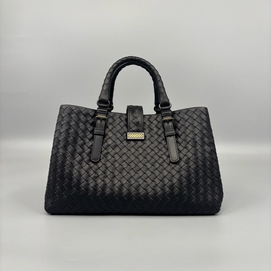 Bottega Veneta 葆蝶家 全皮編織Roma羅馬手提包 尺寸30*19-1
