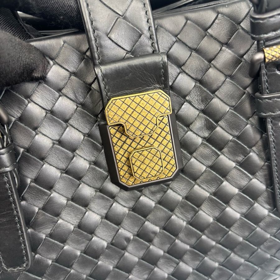 Bottega Veneta 葆蝶家 全皮編織Roma羅馬手提包 尺寸30*19-5