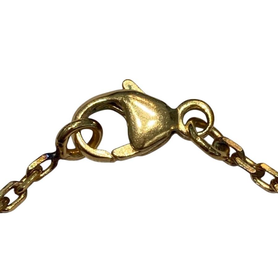 HERMES 愛馬仕 MINI POP H NACKLACE 迷你H琺瑯項鍊 栗子灰 鍍金-3