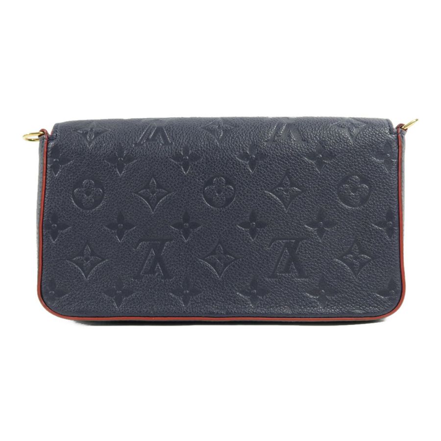 LOUIS VUITTON Monogram Empreinte Pochette Felicie鏈帶肩背袋-2