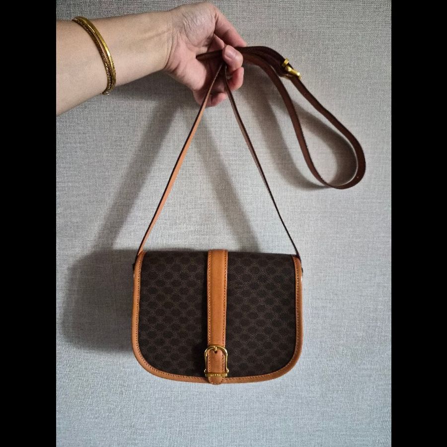 Celine 老花馬鞍包 Vintage 老 Celine-0