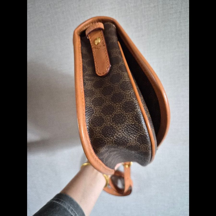 Celine 老花馬鞍包 Vintage 老 Celine-8