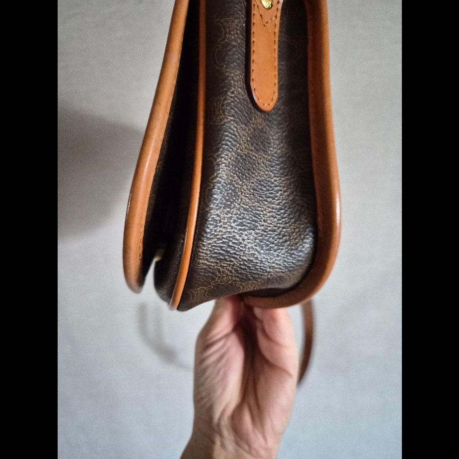 Celine 老花馬鞍包 Vintage 老 Celine-9