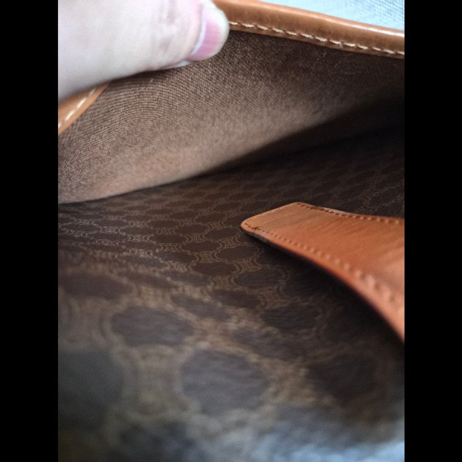 Celine 老花馬鞍包 Vintage 老 Celine-11