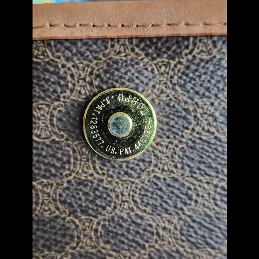 Celine 老花馬鞍包 Vintage 老 Celine-15