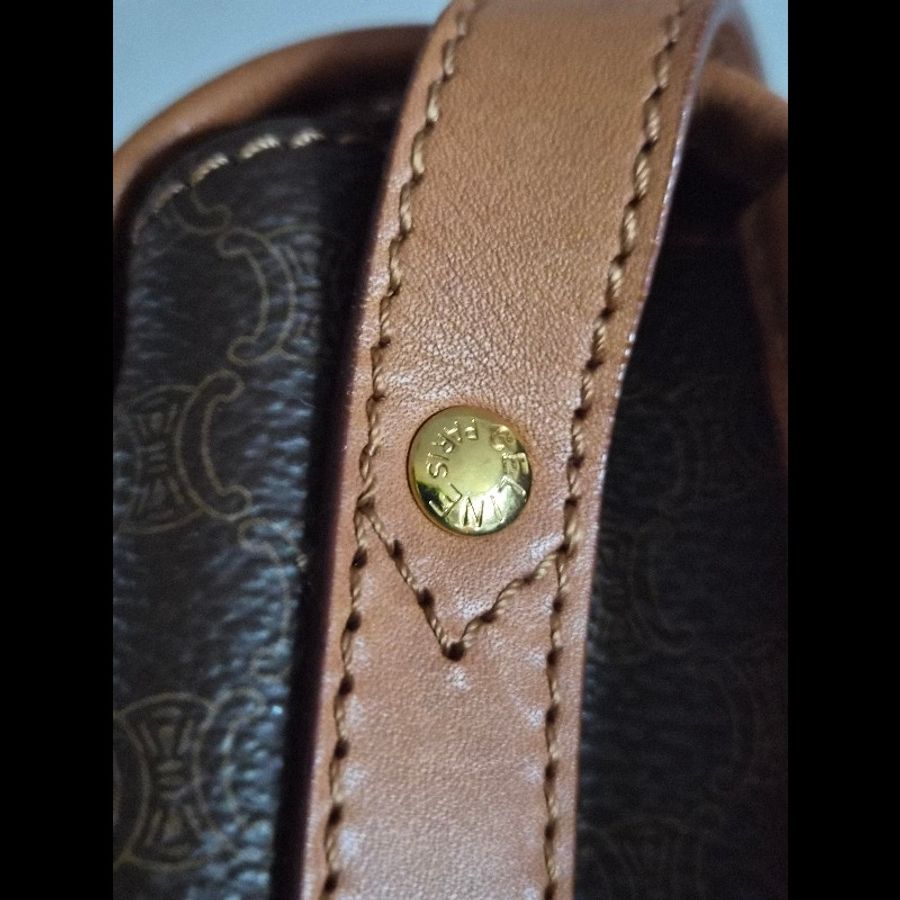 Celine 老花馬鞍包 Vintage 老 Celine-16