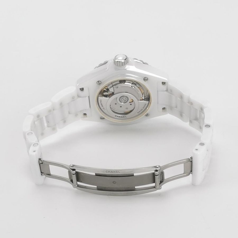 Chanel J12陶瓷圆形表盘自动机械女士腕表H5700-19