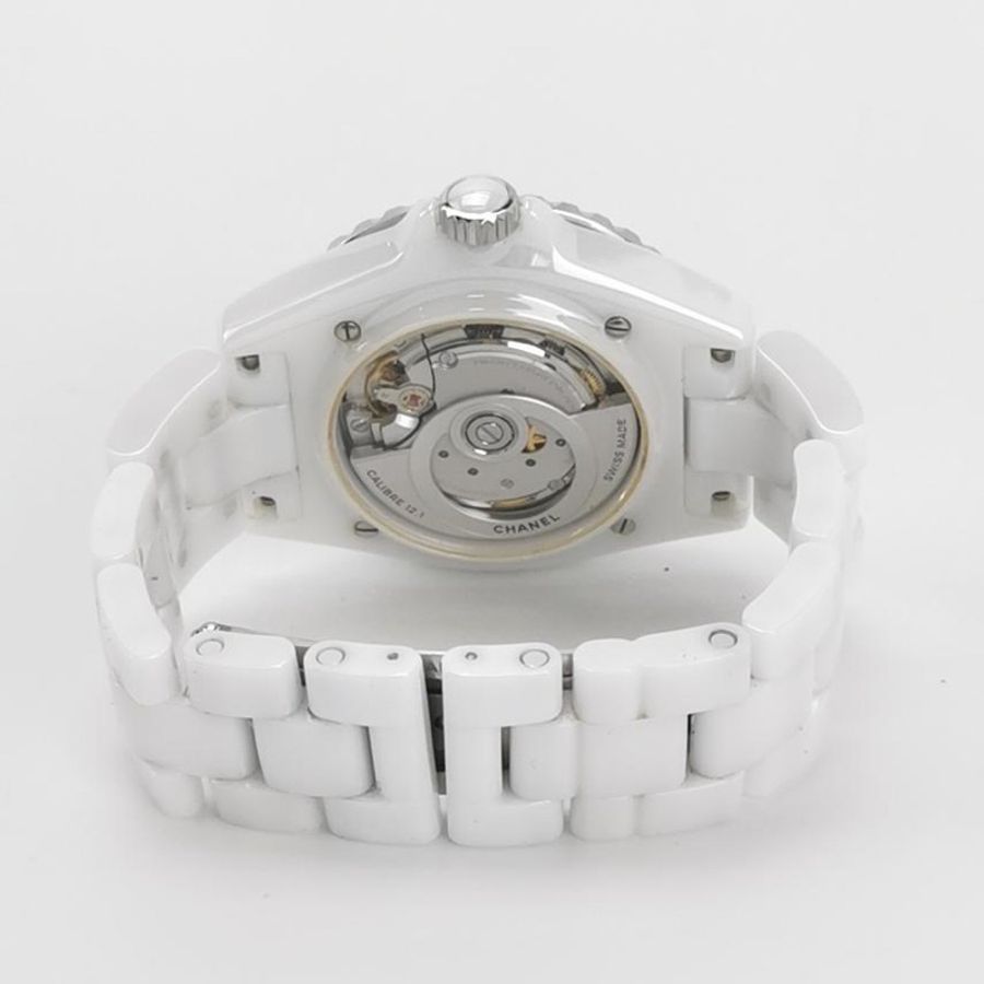 Chanel J12陶瓷圆形表盘自动机械女士腕表H5700-21