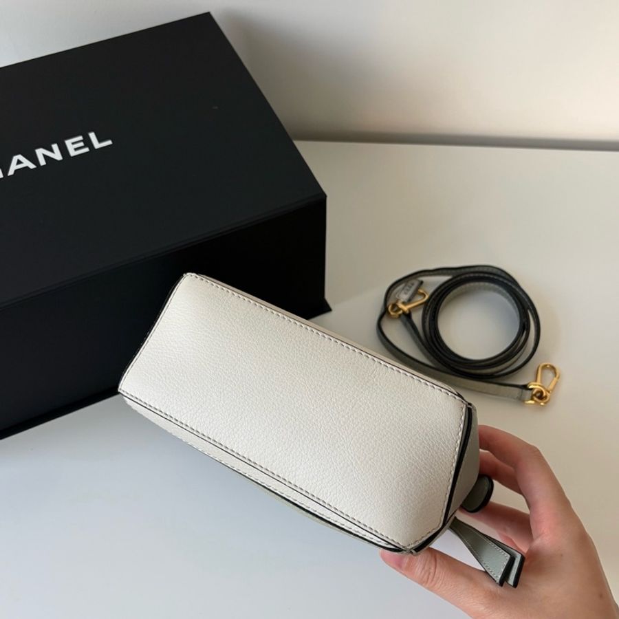 Loewe 羅意威 puzzle mini 幾何包手提包斜挎包 三拼色金扣-5