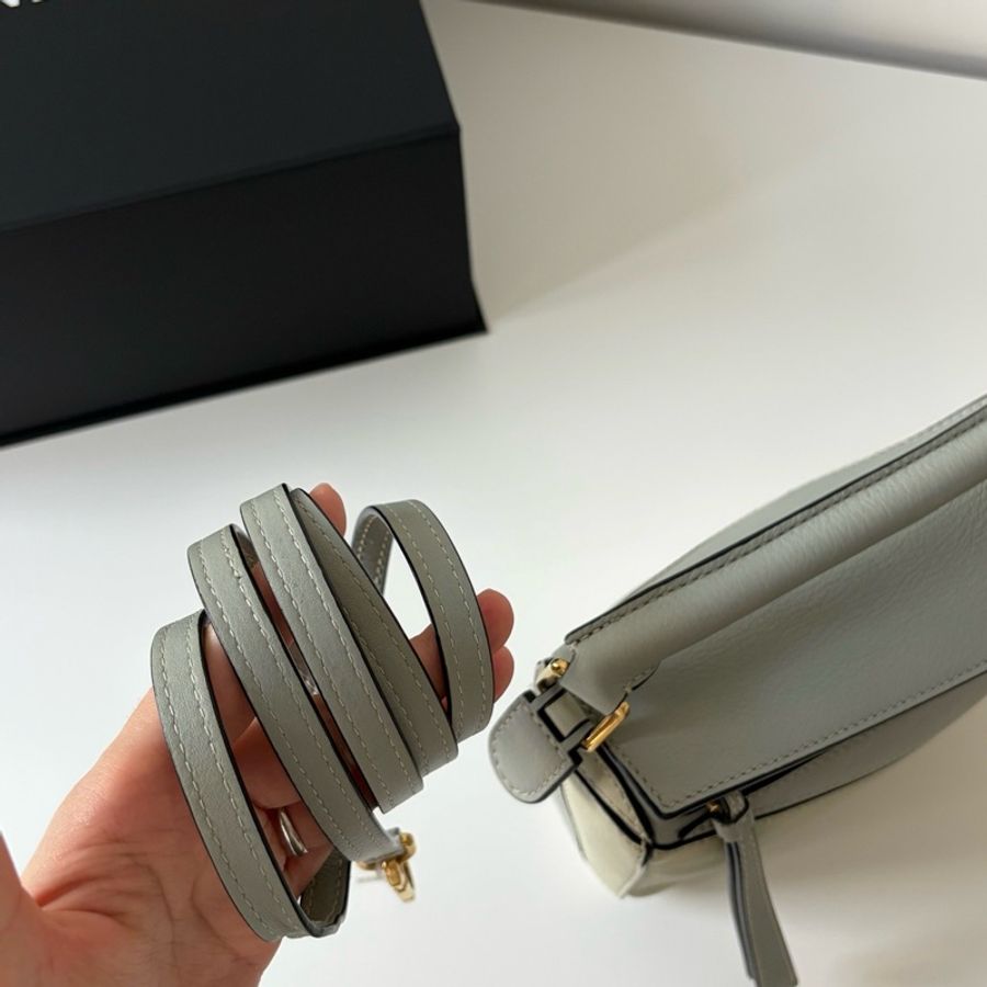 Loewe 羅意威 puzzle mini 幾何包手提包斜挎包 三拼色金扣-7