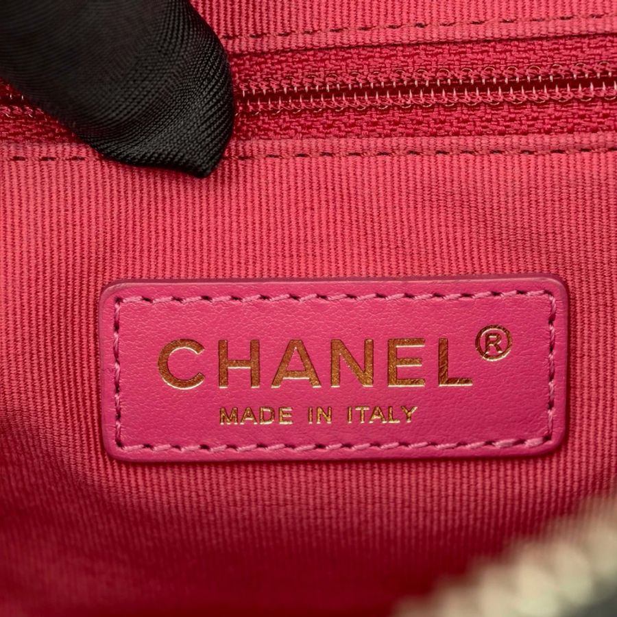CHANEL黑金保齡球鏈條包芯片款-8