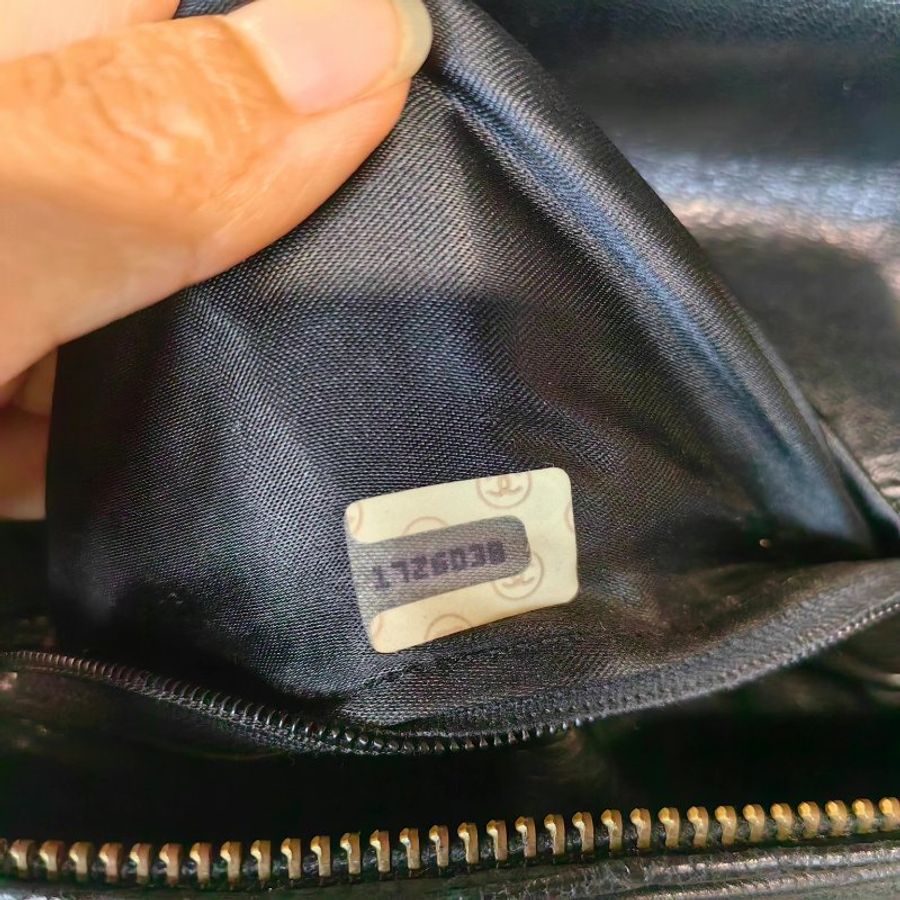 Chanel香奈兒黑金菱格紋金球流蘇雕花鏈條包-6