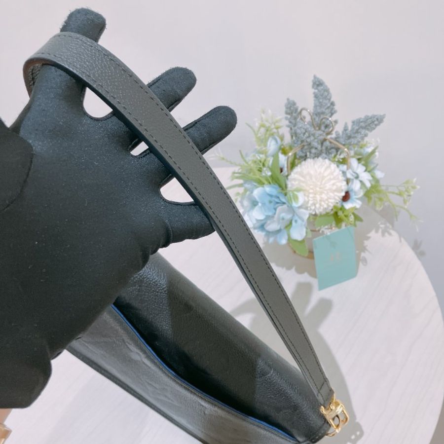 TK2119 Louis Vuitton 路易威登暗經典花紋兩用包包 Diane Bag Monogram Empreinte Black x GHW-18