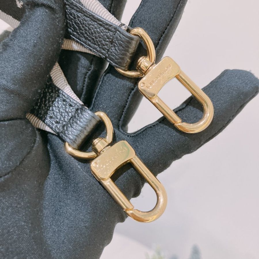 TK2119 Louis Vuitton 路易威登暗經典花紋兩用包包 Diane Bag Monogram Empreinte Black x GHW-29