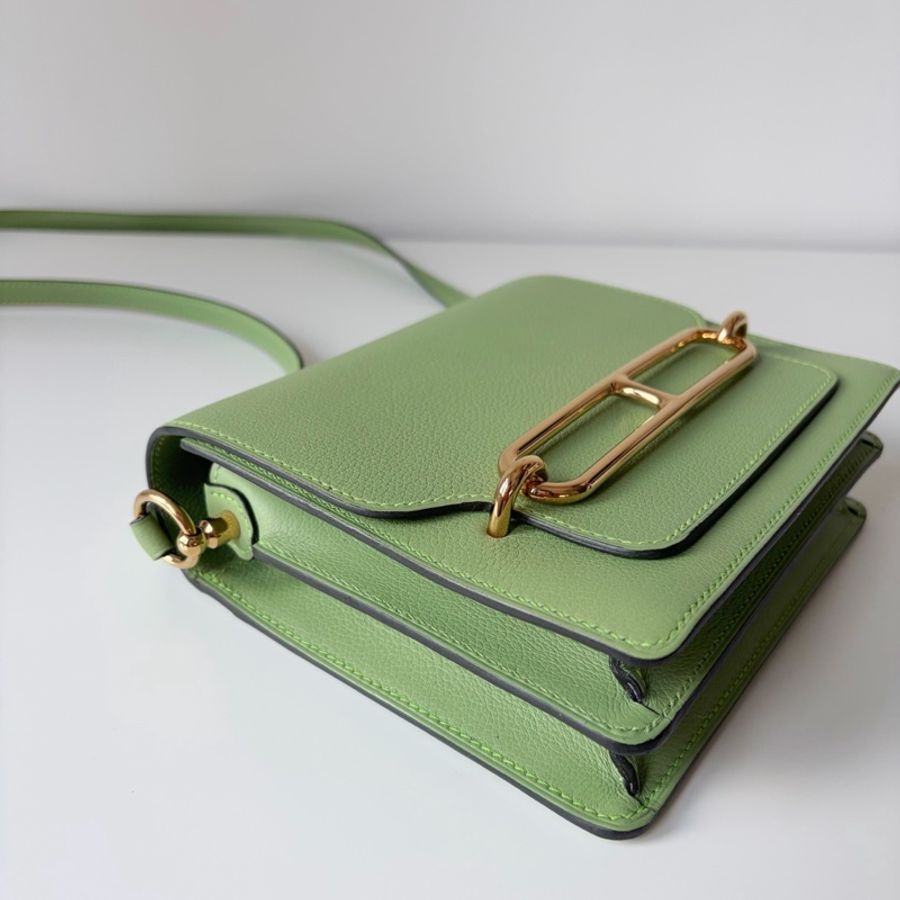 Hermes 愛馬仕 豬鼻子mini roulis19 3i牛油果綠🥑🥑🥑金扣-2