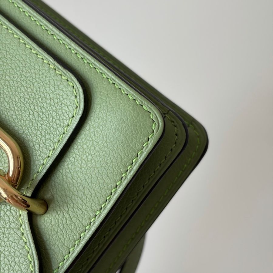 Hermes 愛馬仕 豬鼻子mini roulis19 3i牛油果綠🥑🥑🥑金扣-10