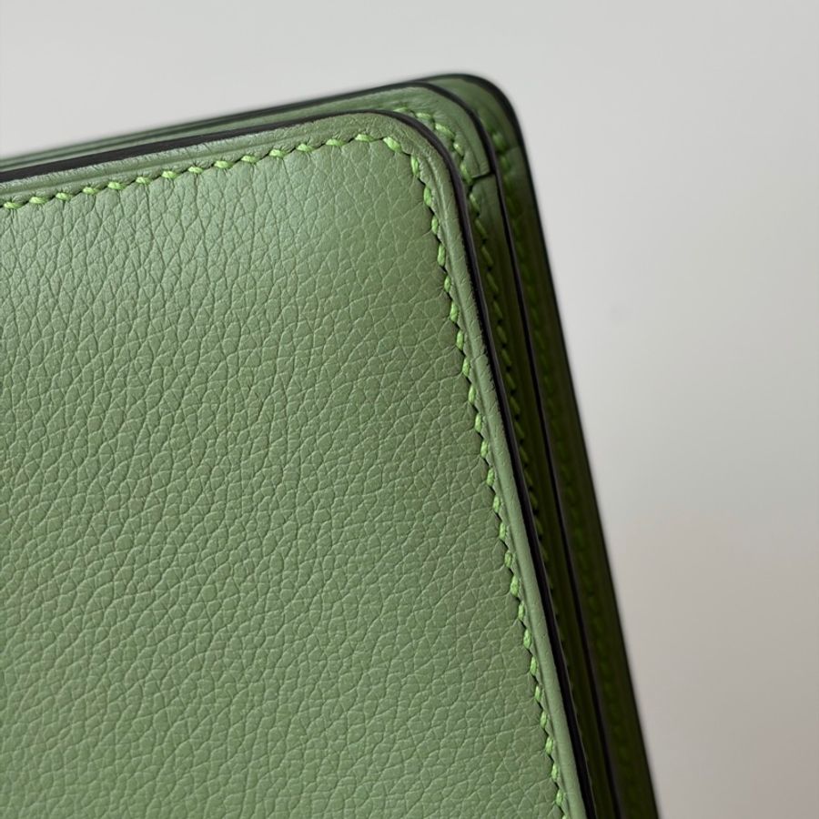 Hermes 愛馬仕 豬鼻子mini roulis19 3i牛油果綠🥑🥑🥑金扣-12