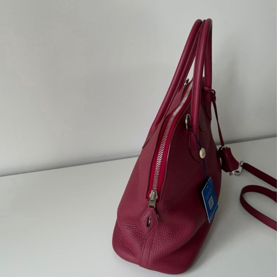Hermes 愛馬仕 寶石紅石榴紅保齡球 Bolide31-11