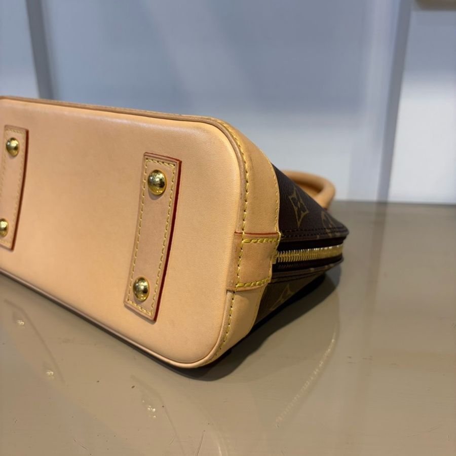 LV 原花Alma BB手提肩斜背包M46990-6
