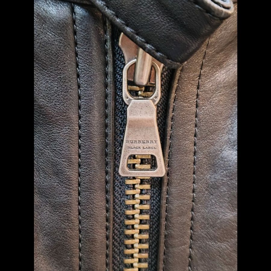 Burberry 騎士皮衣外套-2